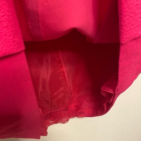 𝅺TRINA Turk Double V Sheath Dress in Fuchsia - Picture 9 of 10